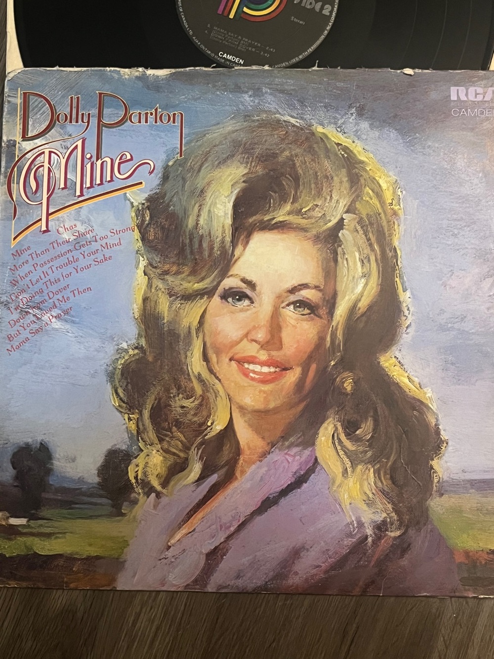 Dolly Parton 1973 record/ vinyl MINE RCA Camden queen of country legend music